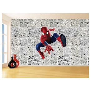 Papel De Parede 3D Heróis Página Quadrinhos Hq 3,5M Nhma130