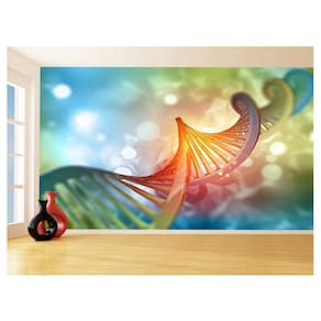 Papel De Parede 3D Tecnologia Ciência Lab Dna 3,5M Tec24