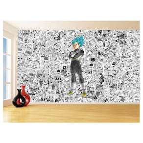 Papel De Parede Dragon Ball Vegeta Blue Anime 3,5M Dbz590