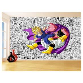 Papel De Parede 3D Dragon Ball Vegeta Anime Buu 3,5M Dbz575