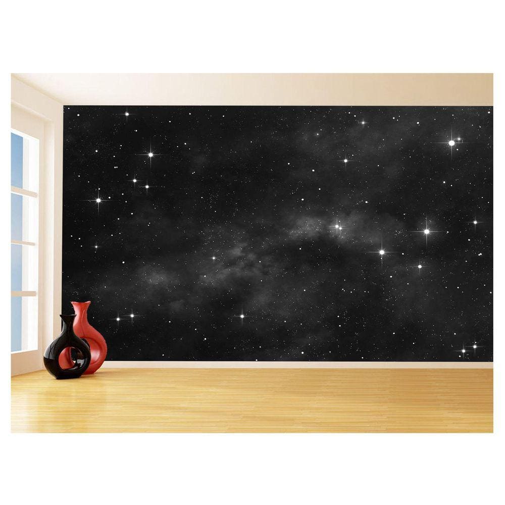 Papel De Parede 3D Espaço Estrelas Galáxia 3,5M Nsp109