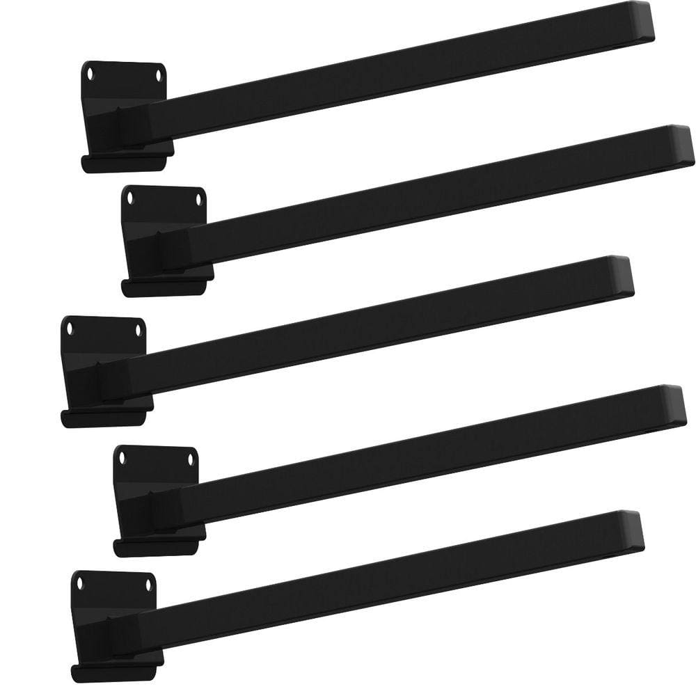 05 SUPORTES REFLETOR BASE INCLINADA BRAÇO 30 cm 05 CJ