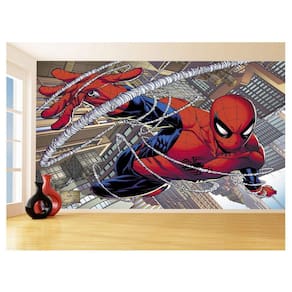 Papel De Parede Herói Homem Aranha Quadrinho 3,5M Nhma300