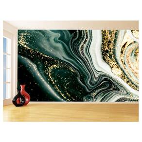 Papel De Parede 3D Estilo Marmore Tintas Cores 3,5M Mbr160