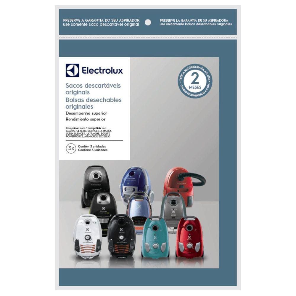 3 Sacos Aspirador Electrolux Airmaxx Airmx Cla22 Cla32 Cla50