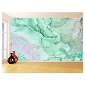 Papel De Parede 3D Estilo Marmore Tintas Cores 3,5M Mbr157