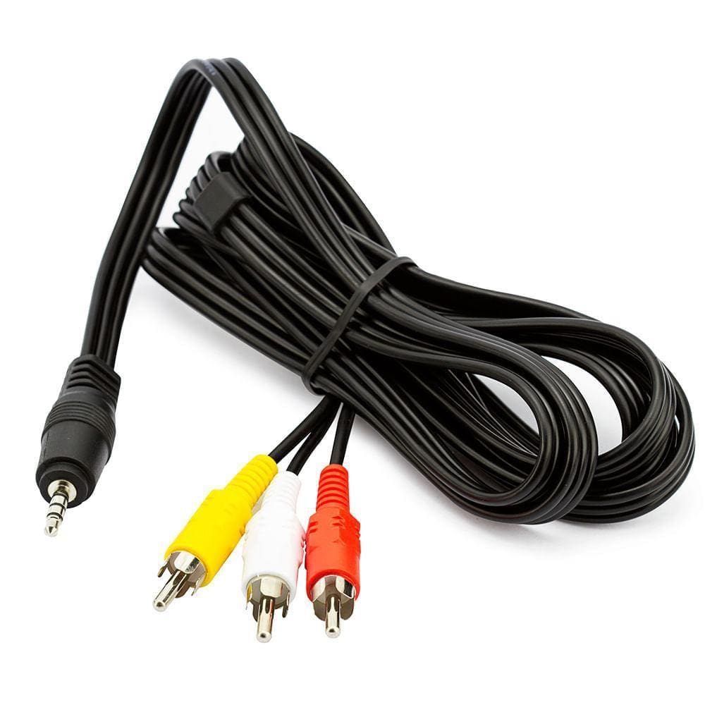 Cabo P3 Com Áudio E Vídeo - 1,8 Metro