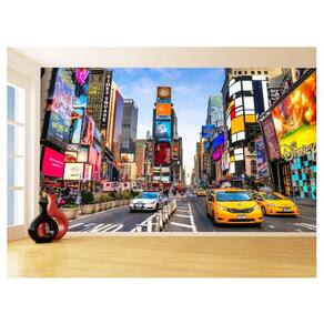Papel De Parede 3D Cidade New York Broadway Ny 3,5M Ncd285