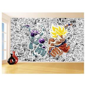 Papel De Parede Dragon Ball Goku Página Manga 3,5M Dbz531