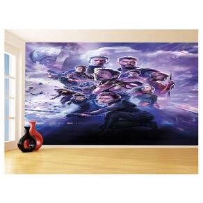 Papel De Parede 3D Heróis Vingadores Ultimato 3,5M Nhma285