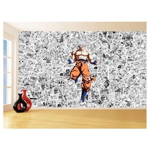 Papel De Parede Dragon Ball Goku Página Manga 3,5M Dbz524