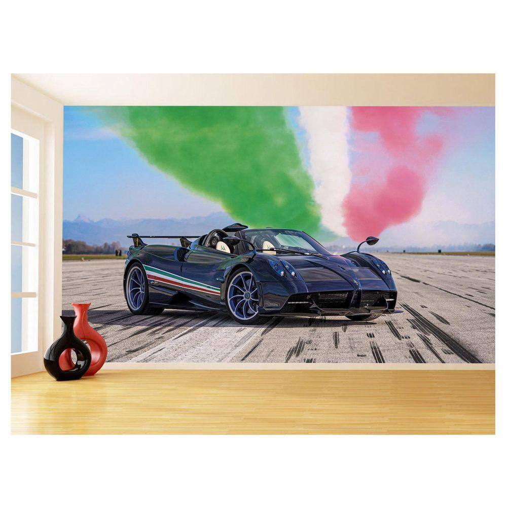 Papel De Parede Carro Pagani Zonda Huayra Rua 3,5M Car337