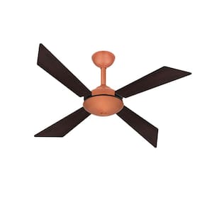 Ventilador Teto Econômico Sala Tech Cobre 4 Pás Ventax 110V