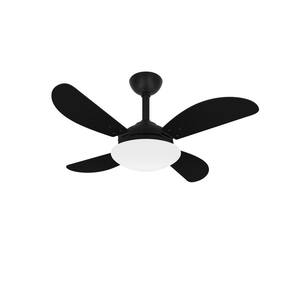 Ventilador Teto Econômico Sala Fly 4 Pás Preto Ventax 220V