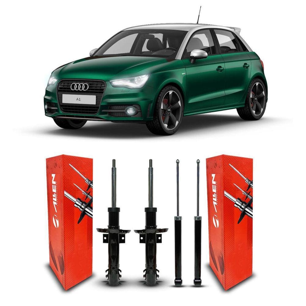 Jogo 4 Amortecedor Dianteiro + Traseiro Audi A1 17