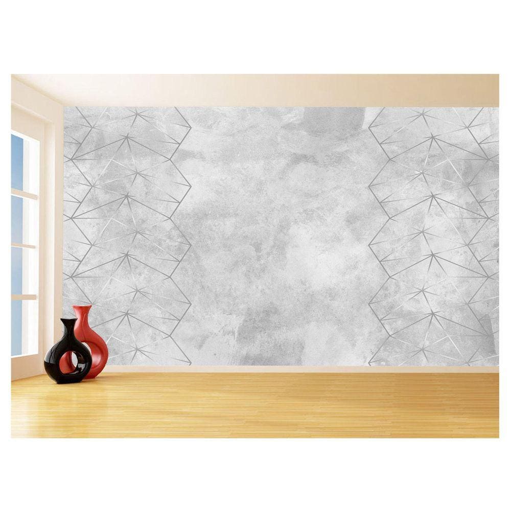 Papel De Parede Concreto Queimado Listra Risco 3,5M Kkt64