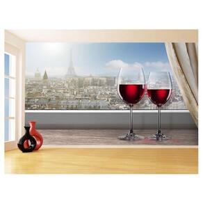 Papel De Parede Cidade Paris Torre Eiffel Sol 3,5M Ncd293