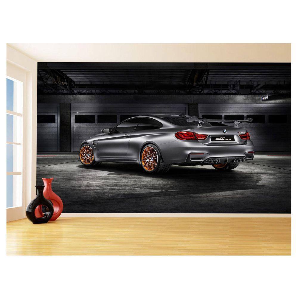 Papel De Parede 3D Carro Bmw M3 M4 Serie Sport 3,5M Car33