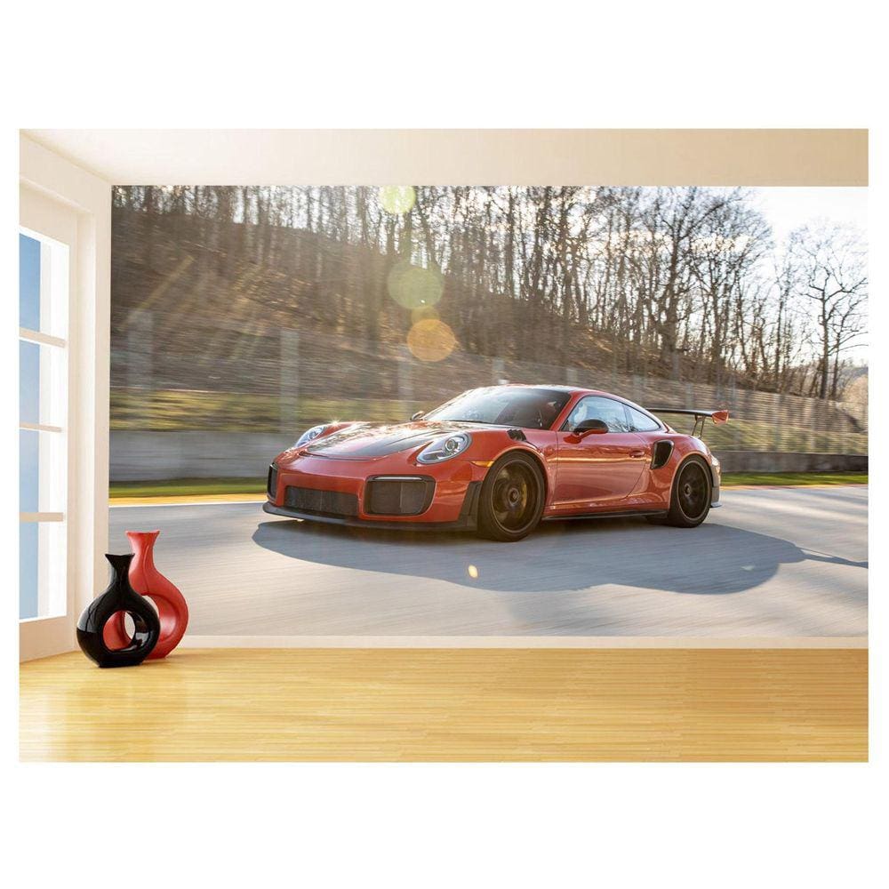 Papel De Parede Carro Porsche 911 Gt3Rs Pista 3,5M Car328