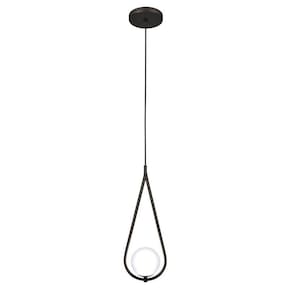 Luminária Lustre Teto Pendente Gota Globo Vidro Sala Preto
