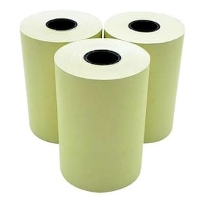 Bobina Térmica 57X10 Amarela 58Mm P/Cartão Crédito 30 Un