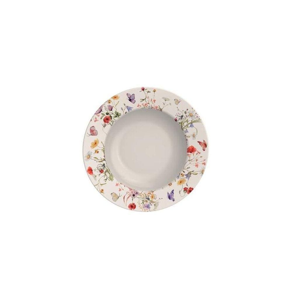 Prato Fundo Tramontina Ana Clara Em Porcelana Decorada 23 Cm