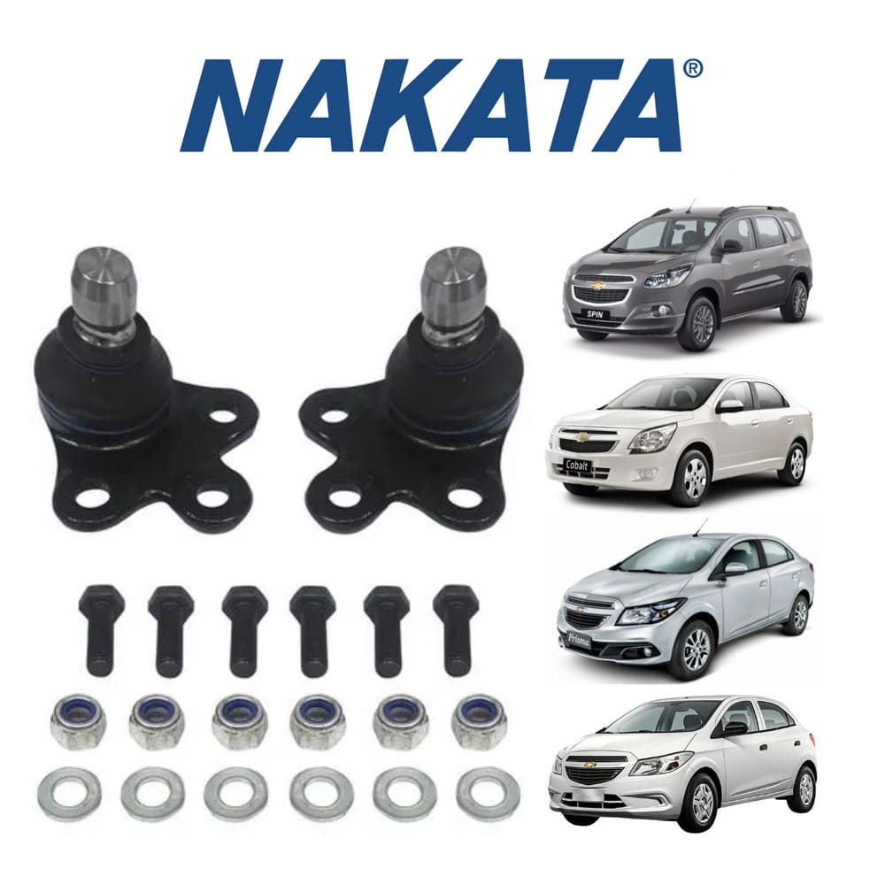 Par Pivô Suspensão Dianteiro Esquerdo+Direito Nakata Chevrolet Cobalt 2011 A 2020