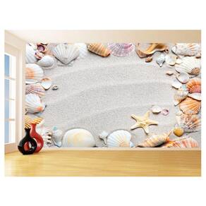 Papel Para Piso De Porcelanato Liquido Praia 3,5M Flr42