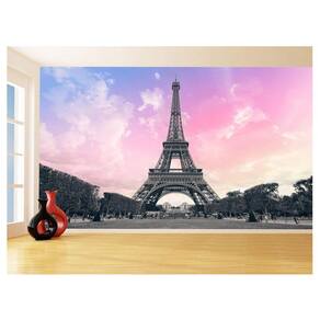 Papel De Parede Paris Torre Eiffel Sol Nuvens 3,5M Ncd294