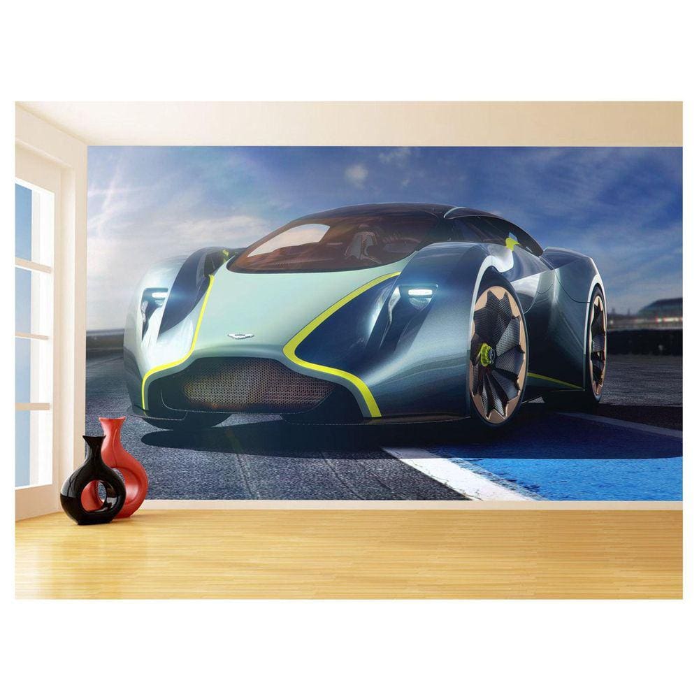 Papel De Parede 3D Carro Esportivo Aston Martin 3,5M Car04