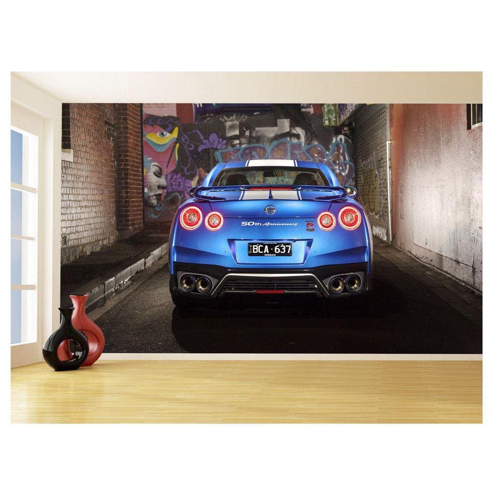 Papel De Parede Carro Nissan Gtr Godzilla Jdm 3,5M Car309