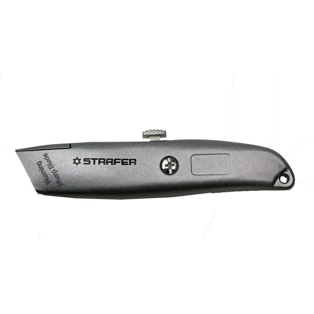 Estilete De Segurança Lâmina Trapezoidal 61X19Mm Starfer