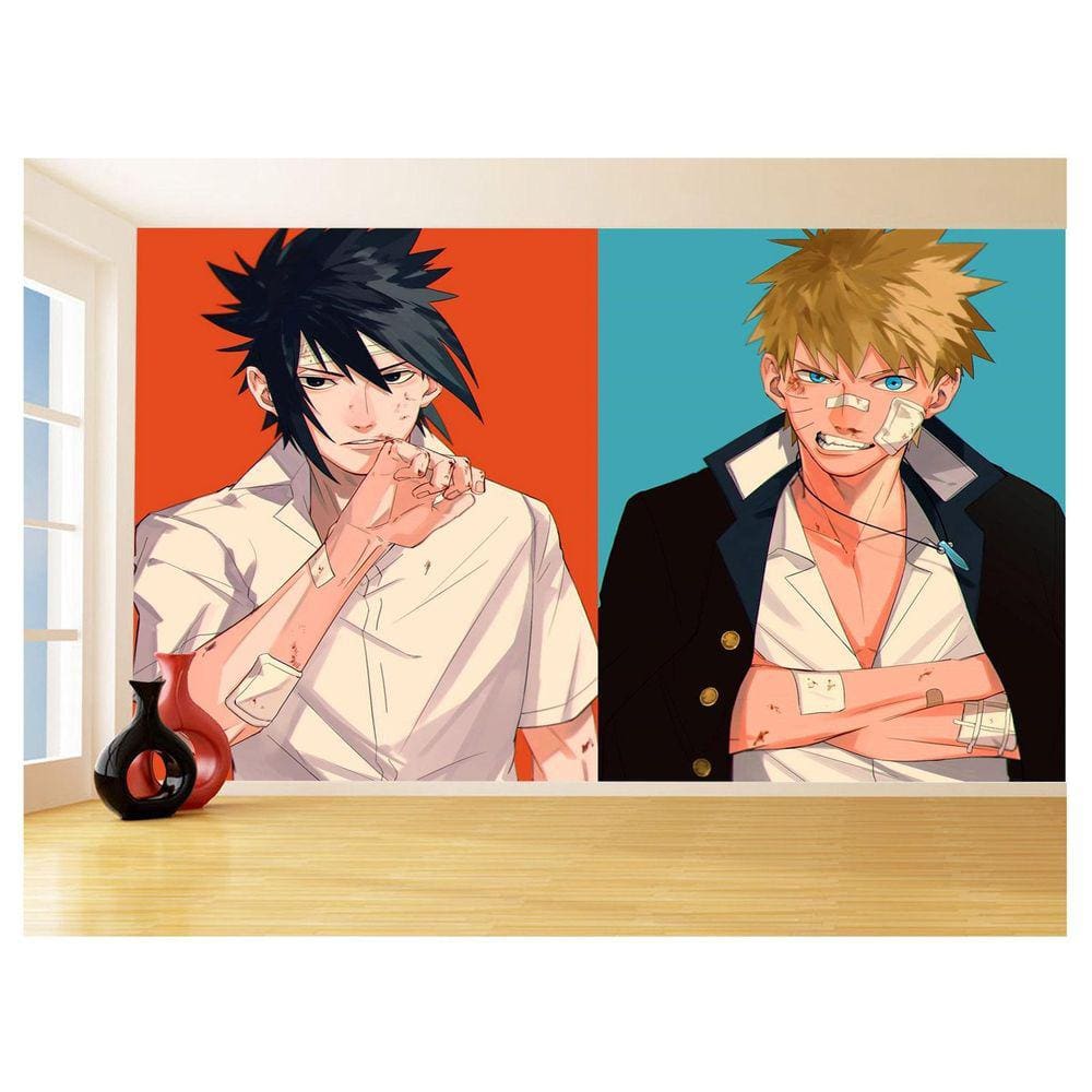 Papel De Parede Anime Naruto Mangá Desenho Art 3,5M Nrt23