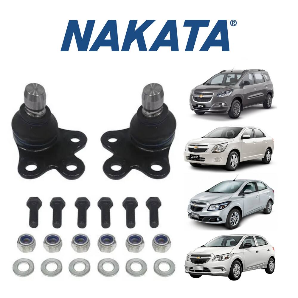 Pivô Suspensão Dianteiro Esquerdo+Direito Nakata Chevrolet Cobalt 2011 A 2020