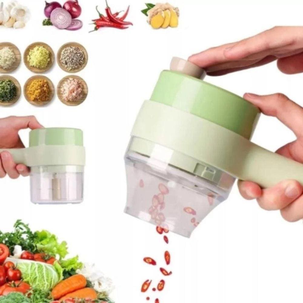Mini Processador Alimentos Triturador Recarregável Usb