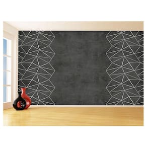 Papel De Parede Concreto Queimado Listra Risco 3,5M Kkt31