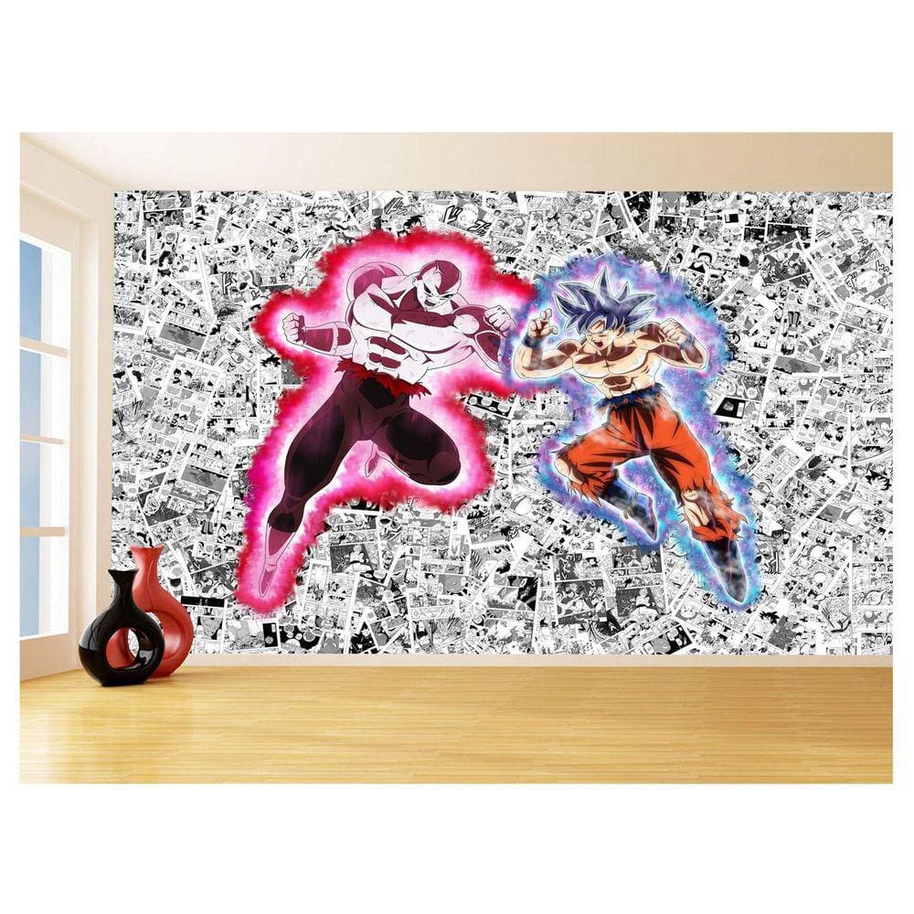 Papel De Parede 3D Dragon Ball Goku Jiren Anime 3,5M Dbz563