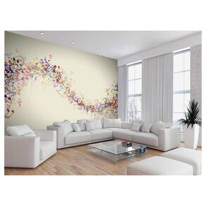 Papel De Parede Musica Notas Musicais Cor Arte 3,5M Mus51
