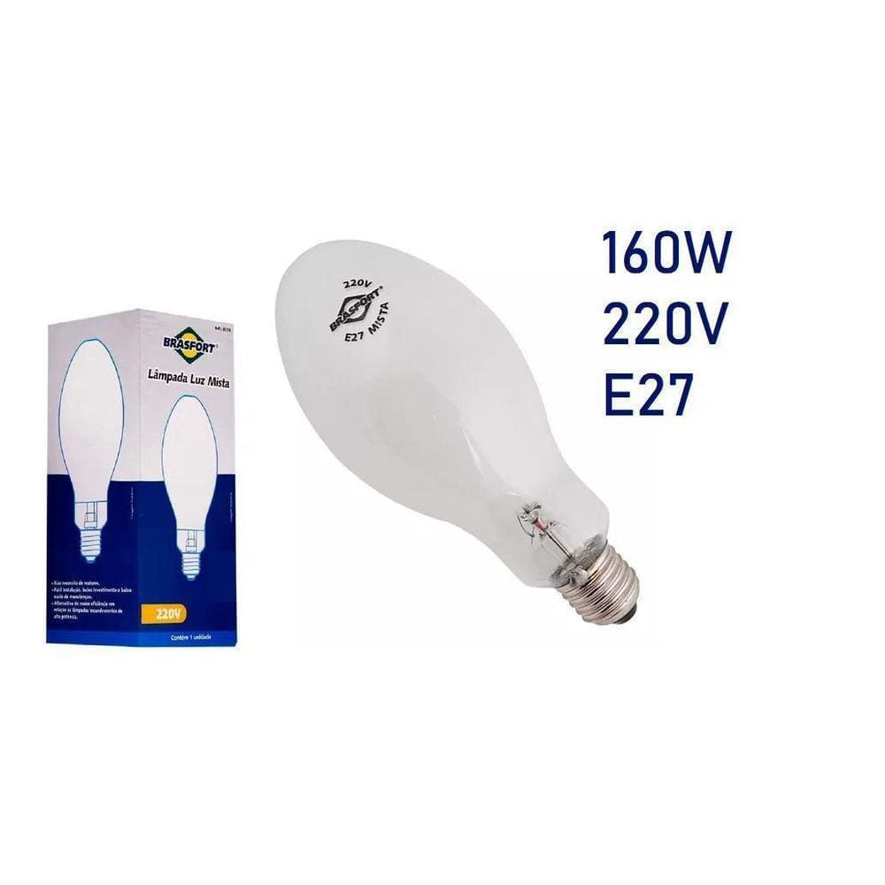 Lâmpada Mista E27 160W 220V Brasfort