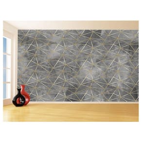 Papel De Parede 3D Concreto Queimado Risco Bege 3,5M Kkt161