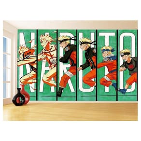 Papel De Parede Anime Naruto Mangá Desenho Art 3,5M Nrt08