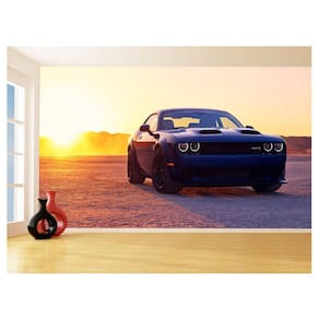 Papel De Parede Carro Dodge Challenger Hellcat 3,5M Car68