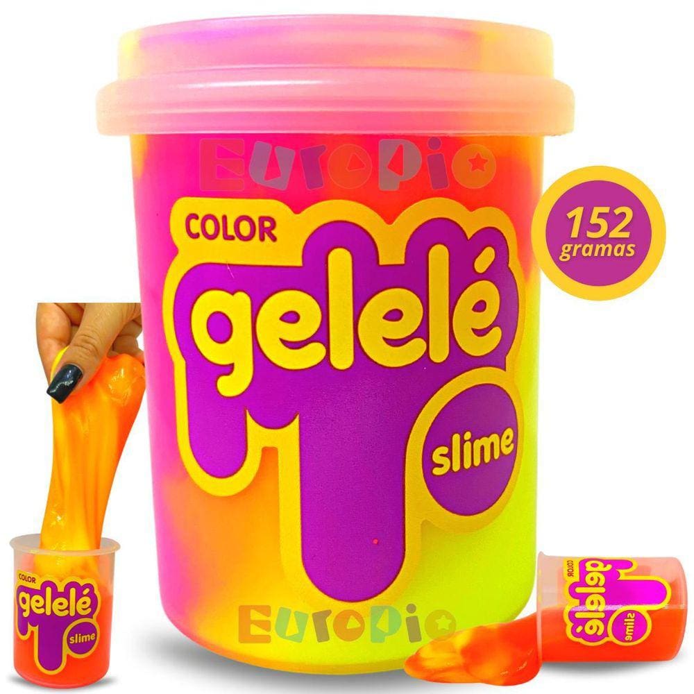 Slime Colorida Gelelé  - 2Cores - 152G