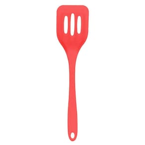 Espátula De Silicone Para Chapa Vazada Grande 28Cm Vermelha