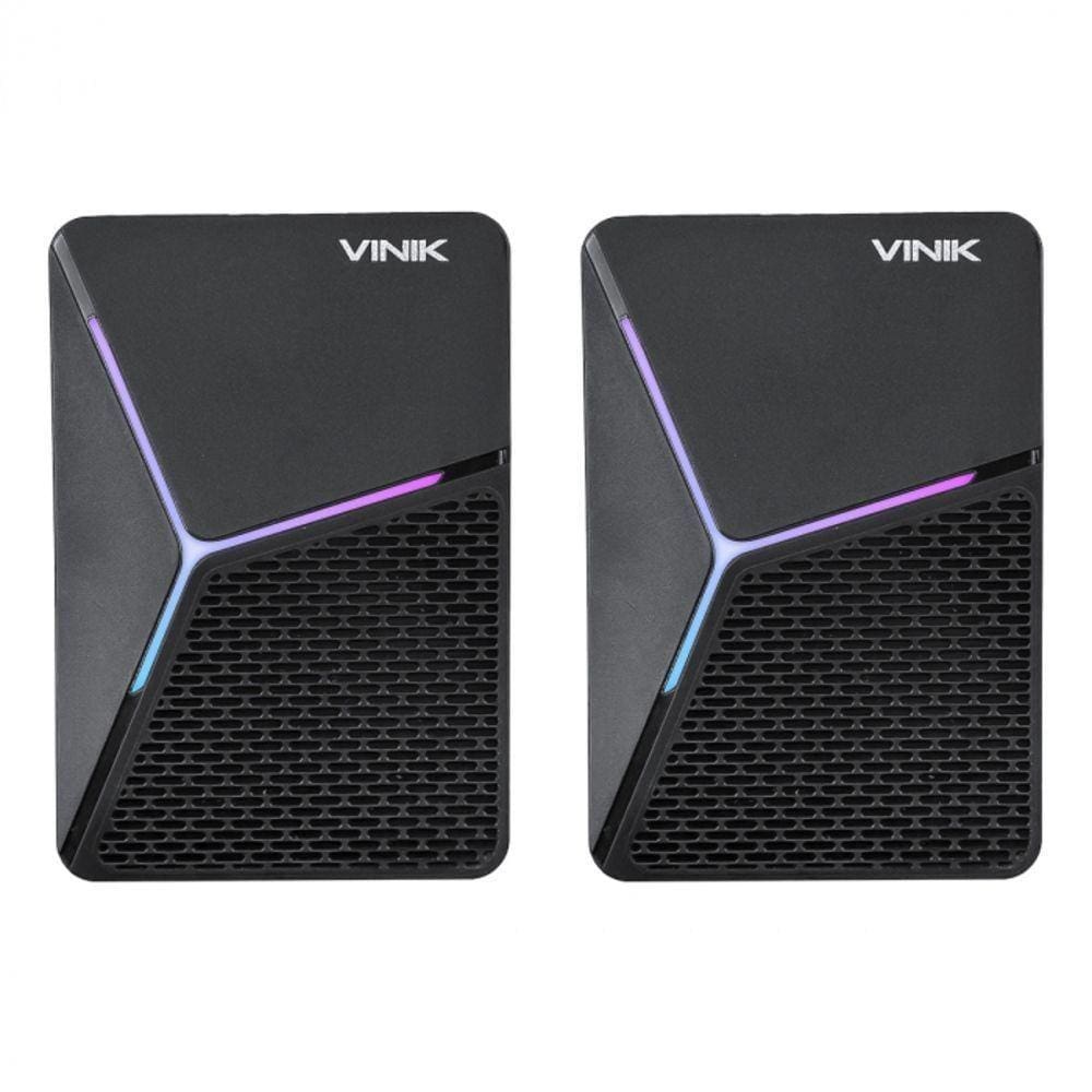 Caixa De Som Gamer Vinik Star 6w 2.0 Led Rainbow - Vspkg6wst