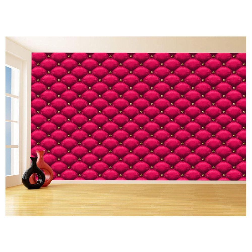 Papel De Parede 3D Estilo Tecido Capitonê Cores 3,5M Tcp148