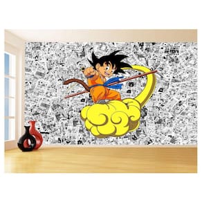 Papel De Parede Dragon Ball Goku Página Manga 3,5M Dbz522
