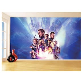 Papel De Parede 3D Heróis Vingadores Ultimato 3,5M Nhma281