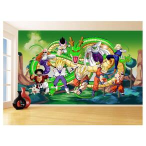 Papel De Parede Dragon Ball Goku Vegeta Anime 3,5M Dbz296