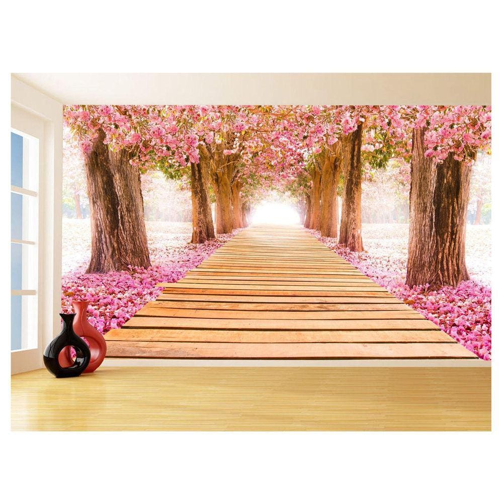 Papel De Parede Flores Rosas Pétalas Delicada 3,5M Nfl267